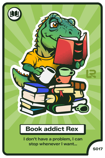 Book Addict Rex avatar card