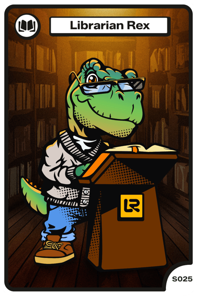 Librarian Rex avatar card