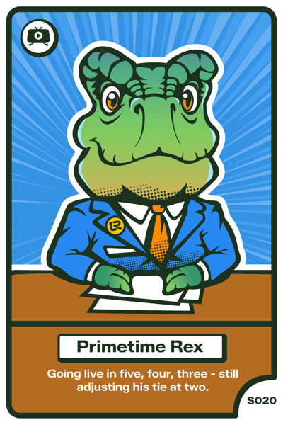 Primetime Rex avatar card